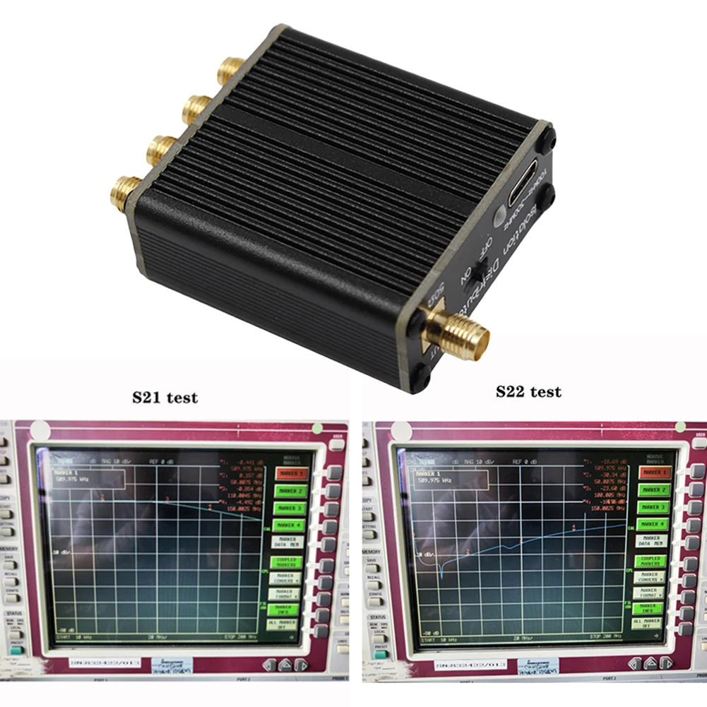 Imagem -03 - Active rf Isolado Distribuidor Sdr Gpsdo Fonte de Sinal Dispositivo de Distribuição de rf Antena de Rádio 100khz a 150mhz