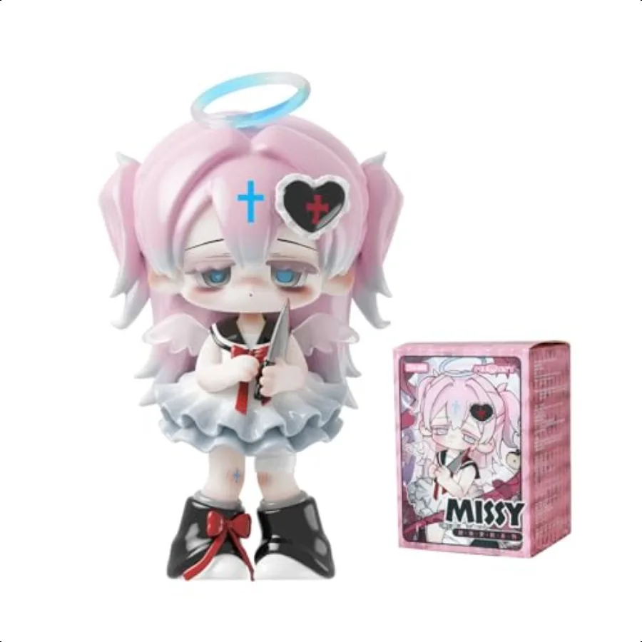 

CALEMBOU Anime Blind Box Figure Cute Missy Series Mystery Box Figure Home Decoration Collectible PVC Figurine for Birthday Gift