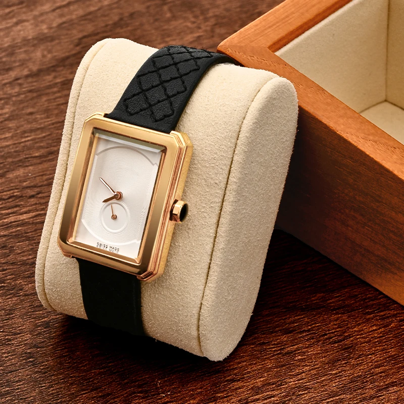 Oirlv Wooden Watch Stand Storage Box Solid Wood Wrist Watch Holder Display Stand Wooden Watch Display Storage Holder Stand Box