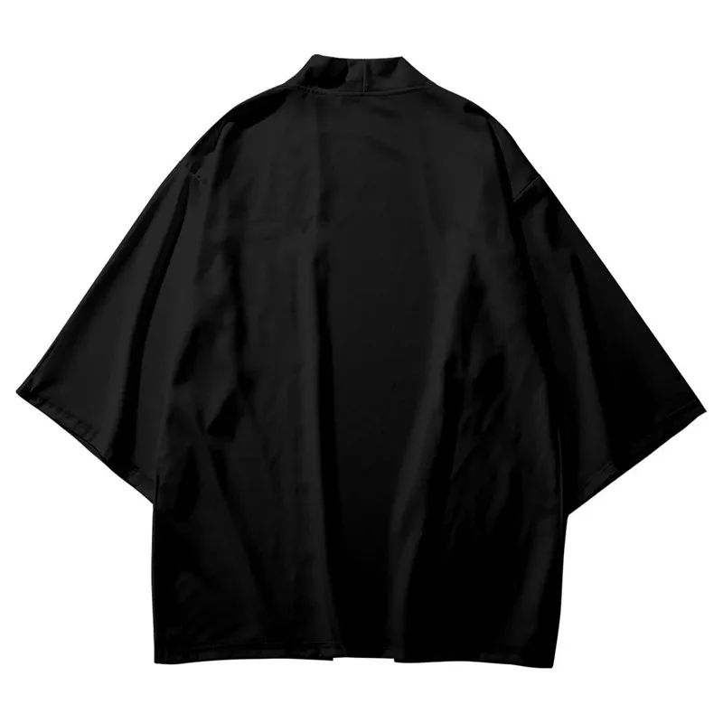 2026 Japanese Cardigan Flower Graphic Girls Traditional Samurai Kimono Oversize Haori Yukata Children Clothing