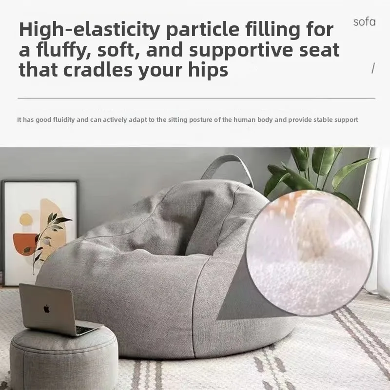 Lazy Tatami Bean Bag Internet Celebrity Living Room Leisure Sofas Balcony Chair That Can Lie Down or Sleep Small Seat Cushion