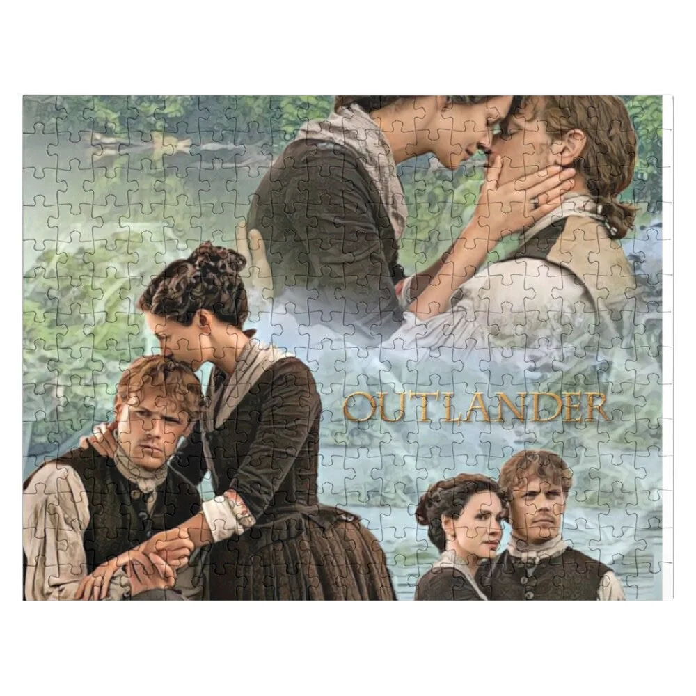 

Jamie and Claire Fraser/Outlander Jigsaw Puzzle Anime Jigsaw Puzzle Customizable Gift