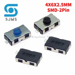 10PCS 3*6*2.5 NO Micro Switch Normally Closed 3*6 SMD Touch Silica Gel Button Keys Interrupteur 4*6 NC Soft Button SMD 3x6x2.5