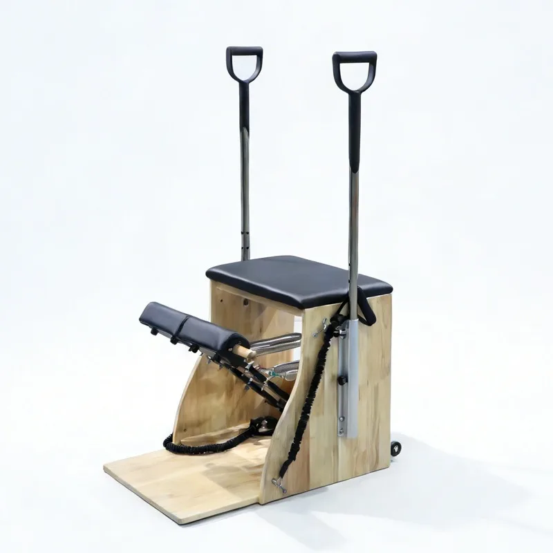 YTYIN Hot Sale ProReach Wood Pilates Wunda Chair Steady Chair Eco-Friendly Removable Reformer Split-Pedal Indoor Home Gym Yoga C