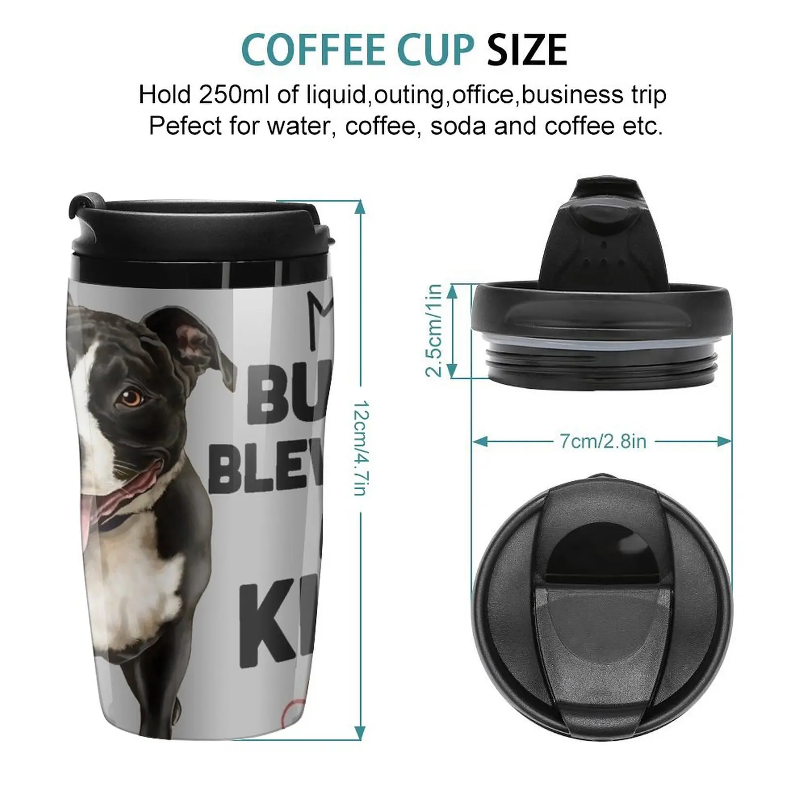 New Pit Bull Gifts, Pitbull gifts, Pit Bull Dog shirts, mugs, Pit bull art Travel Coffee Mug Coffee Cup To Go Espresso Cup Coffe