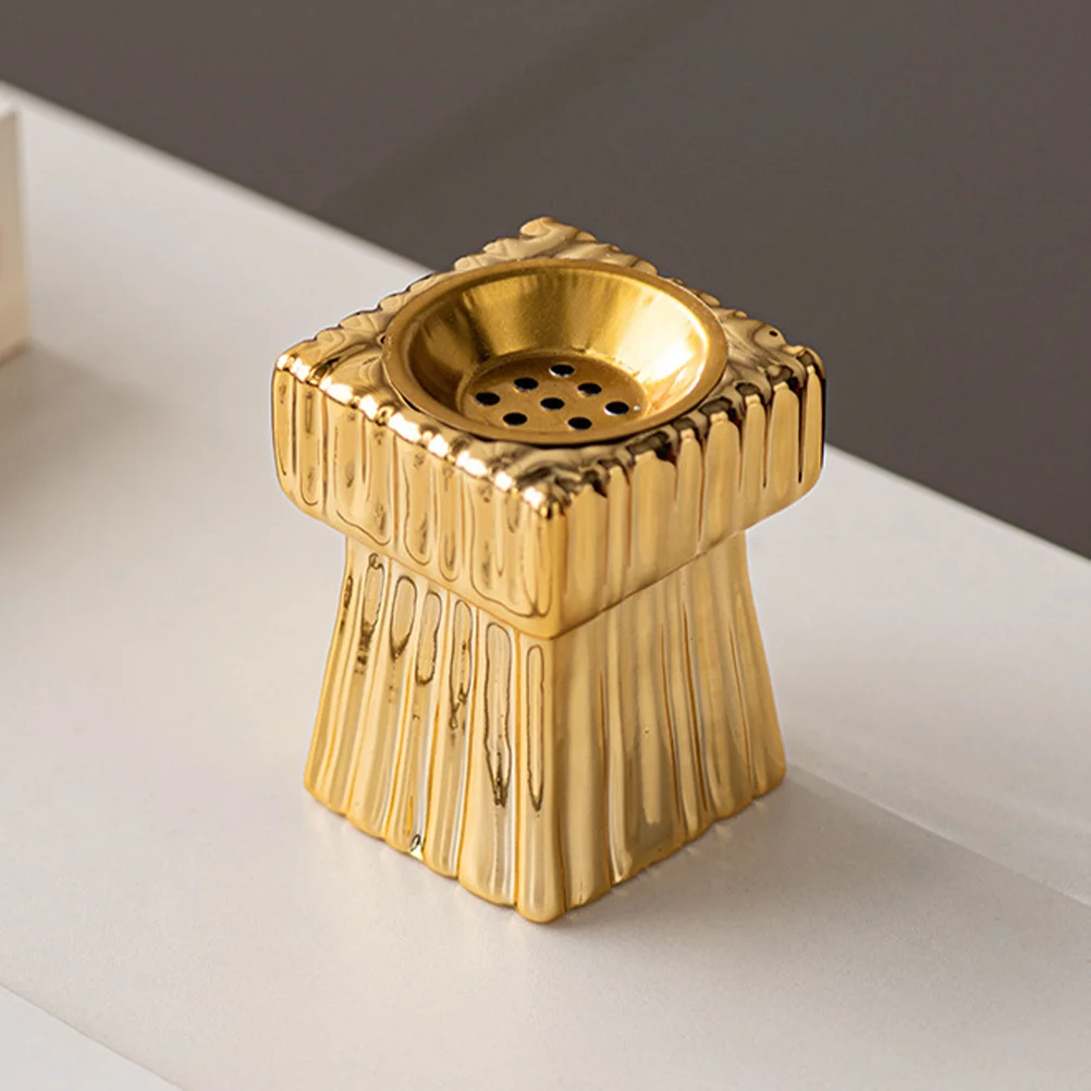 

Ceramic Incense Holder Chinese Style Aromatherapy Decor Desktop Adornment Home Office Yoga Meditation Room Gift