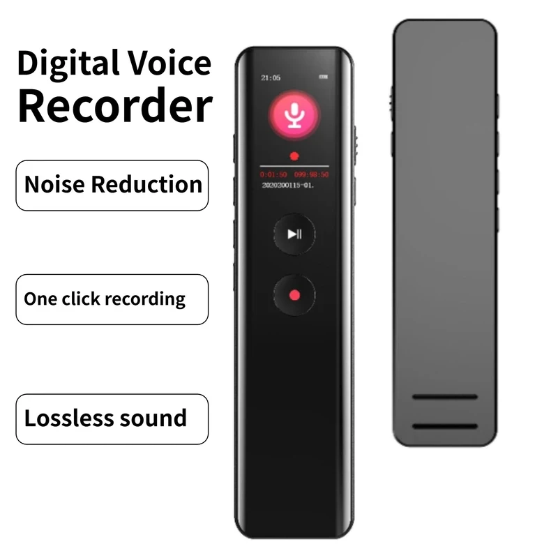 

N5 Digital Voice Recorder High-definition Noise Reduction Mp3/WAV Multilingual Intelligent One-click Voice Audio Recorder Device