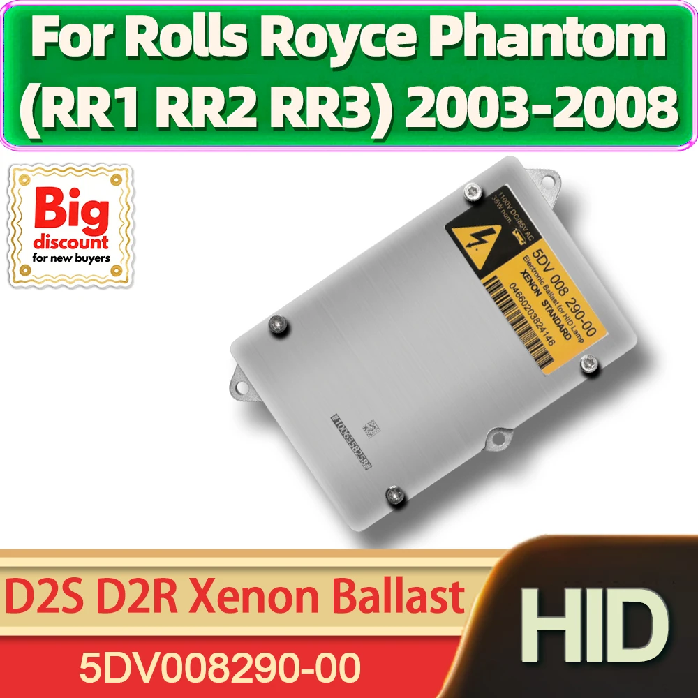 

Модуль блока управления балластом ксеноновых фар TEENRAM HID OEM 5DV008290-00 D2S D2R для Rolls Royce Phantom (RR1 RR2 RR3) 2003-2008