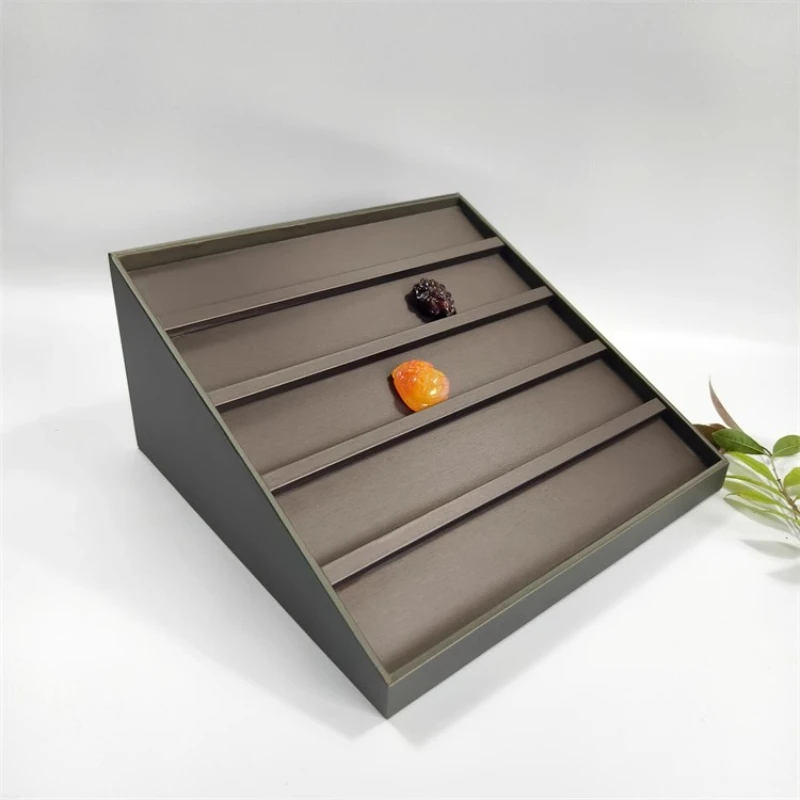 

Jewelry Display Stand Jewelry Box Wooden Display Case Figures Container Rotating Showcase Cabinet Paired Accessories Supplies