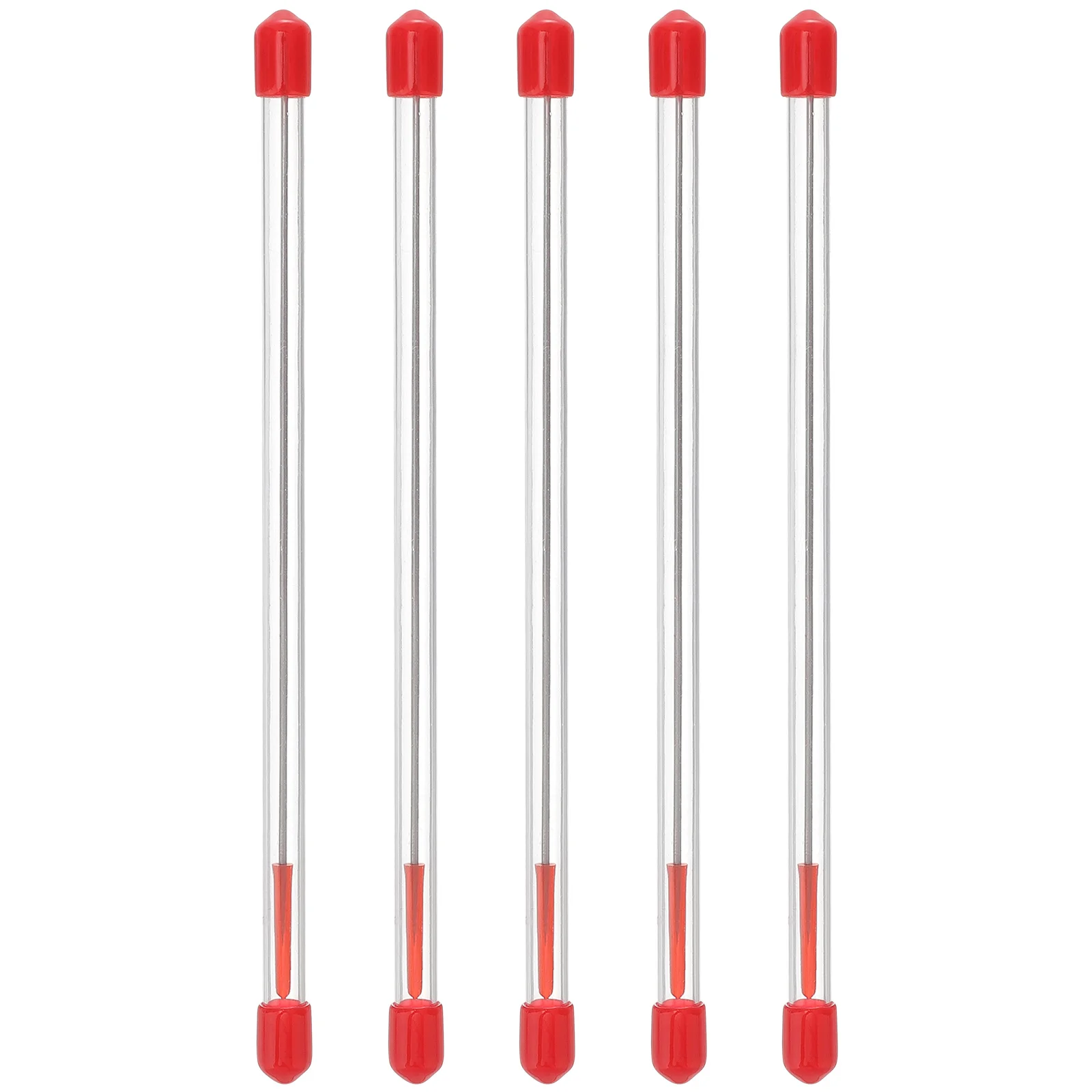 Aiguille d'aérographe 0.3Mm, 5 pièces, pointe de précision en acier inoxydable, cône plus long pour motif de pulvérisation à ligne Fine, remplacement de buse polie