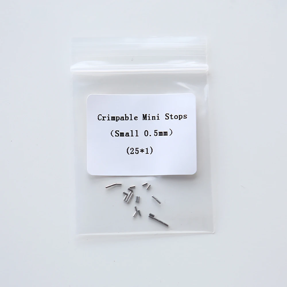 Dental Orthodontic Crimpable Hooks Mini Stops 0.5mm & 0.8mm Closed Archwire Stopper Dentistry Ortodoncia Tool