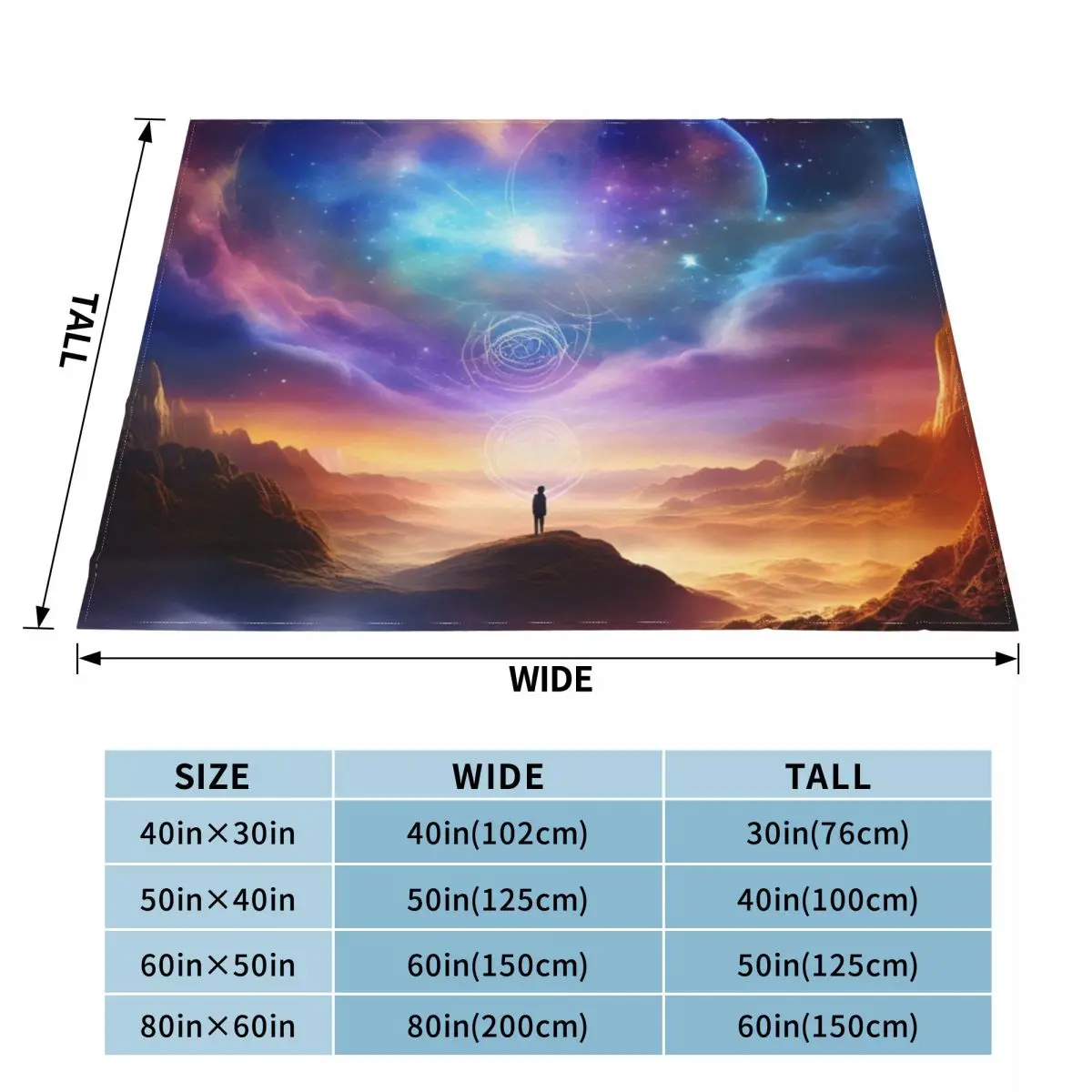 Nebulae Whisper Across the Vast Expanse of Space Throw Blanket Vintage Loose For Decorative Sofa Blankets