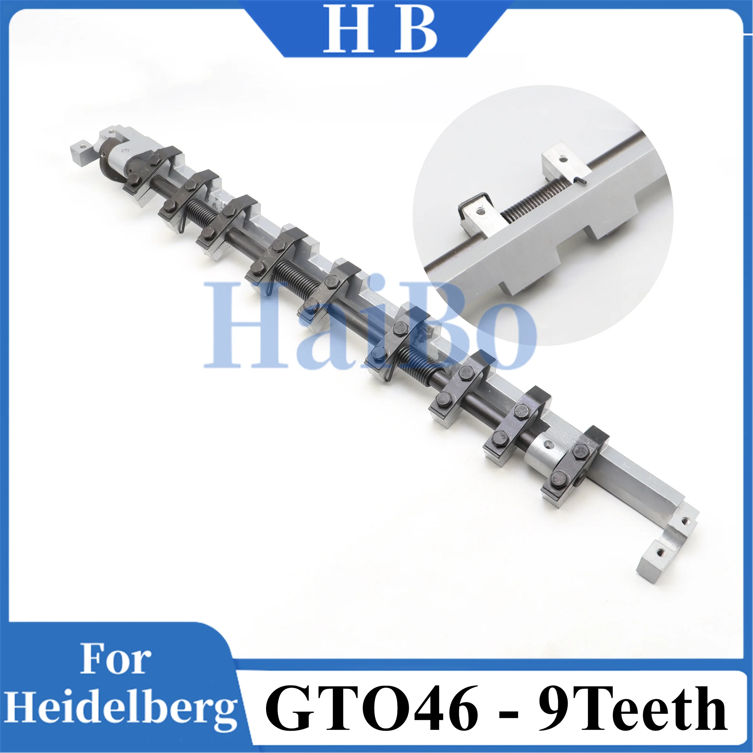 

HaiBo Best Quality 69.014.003F GTO52 GTO46 KORD64 KORD62 KORS MO Gripper Bar Assembly for Offset Printing Machine