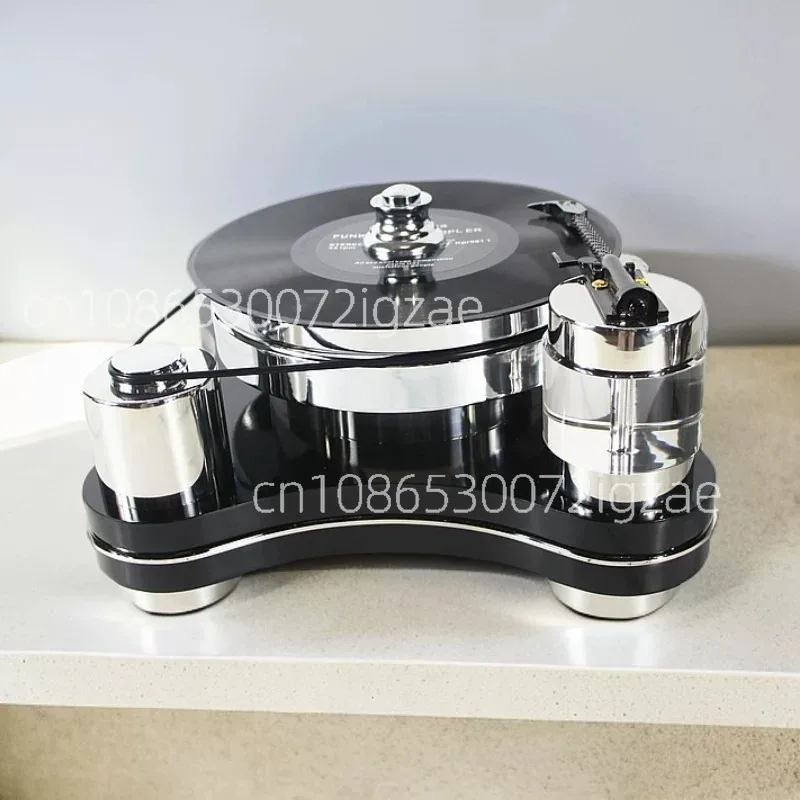 

Suitable for record machine stainless steel model room hotel clubhouse living room ornament decoration
