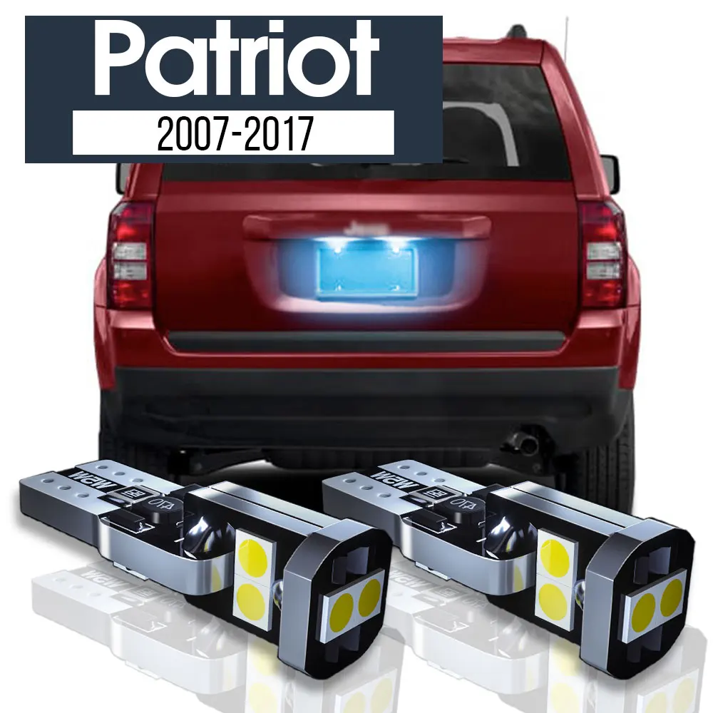 

2pcs LED License Plate Light Lamp Canbus Accessories For Jeep Patriot 2007 2008 2009 2010 2011 2012 2013 2014 2015 2016 2017