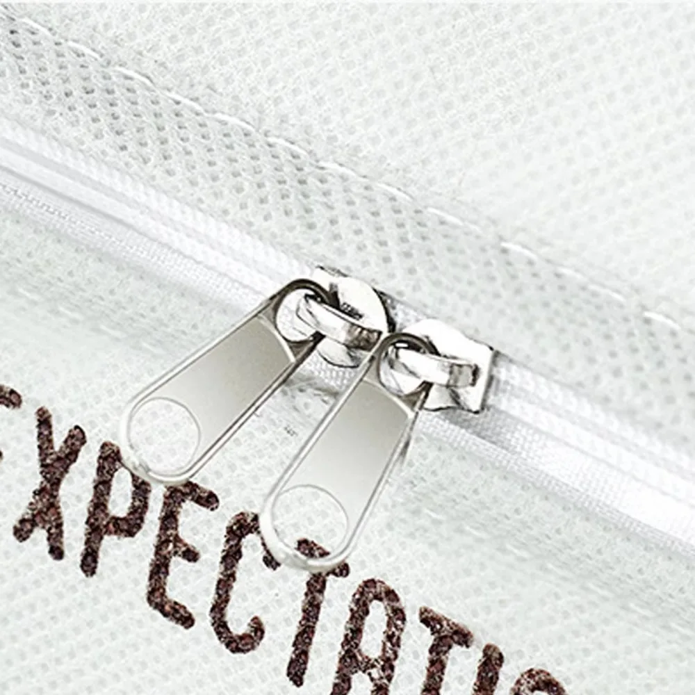 Foldable Quilt Storage Bag Dust-Proof Large Capacity Wardrobe Sorting Storage Bucket Handle Closet Storage Box