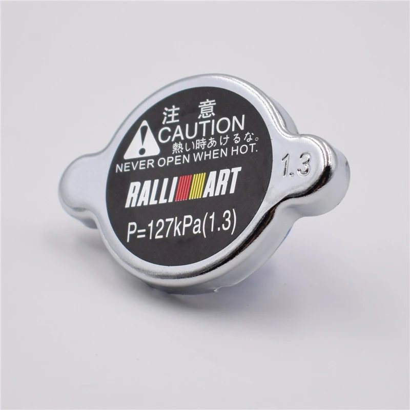 Silver Ralliart High Pressure Racing Car Radiator Cap 1.3kg/cm for MITSUBISHI Evo Diamante Outlander