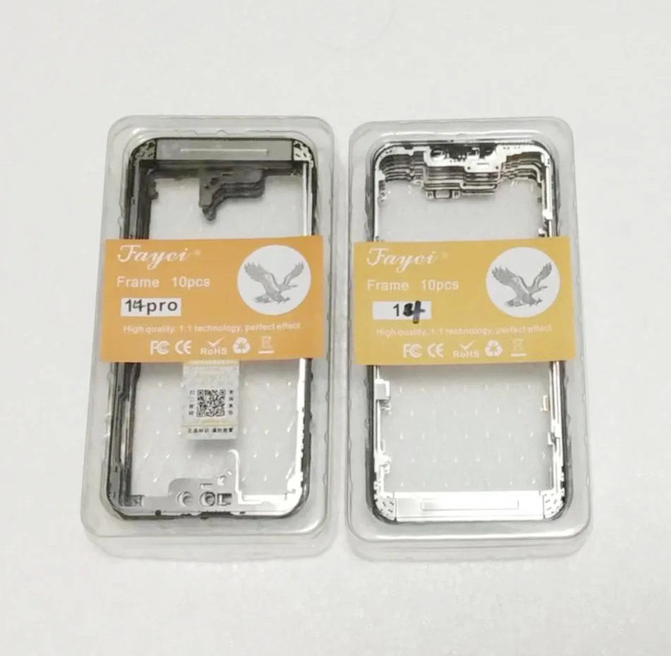 

20pcs Eagle Brand Quality Front Bezel Frame with Adhesive Tape for iPhone X Xsmax XR 11 12 13 14Pro Max LCD Middle Frame replace