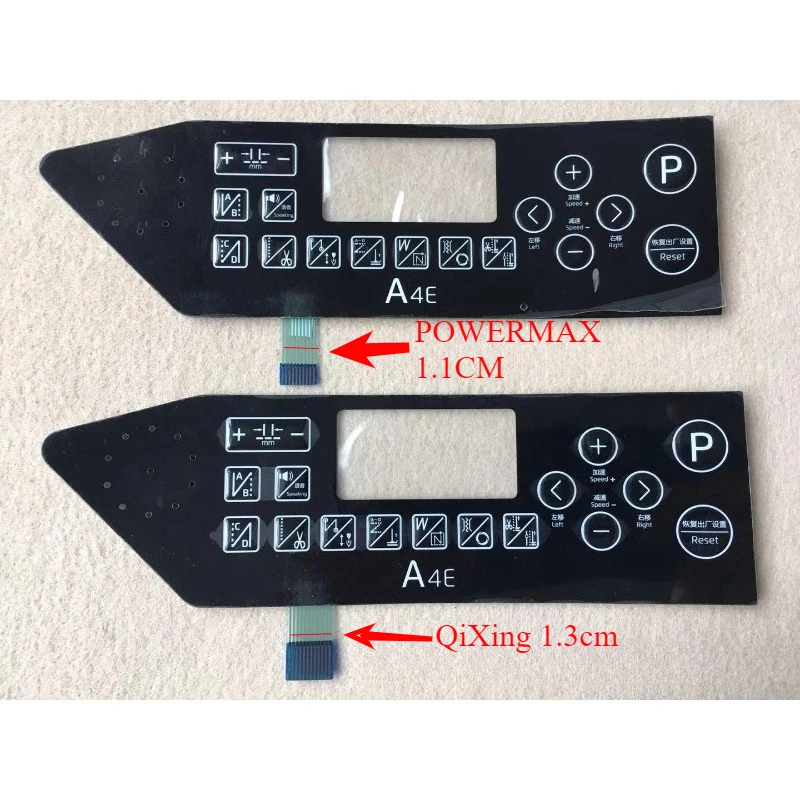 JACK A3E A4E A5E Computer Sewing Machine Screen Protector Film, Qixing / powermax Operation Panel Sticker, Industrial Sewing