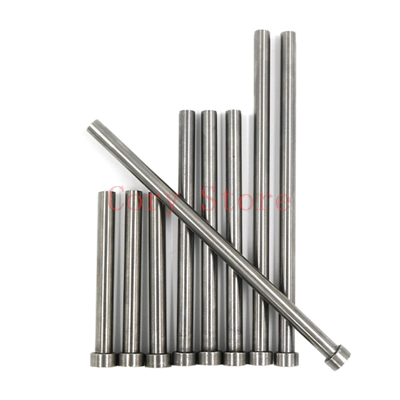 50pcs Straight Ejector Pins 150mm Length 65mn Mould Manufacturing 6 to 15mm Tip 1.5/2/2.5/3/3.5/4/4.5/5/5.5/6/7/8/9/10mm Shank