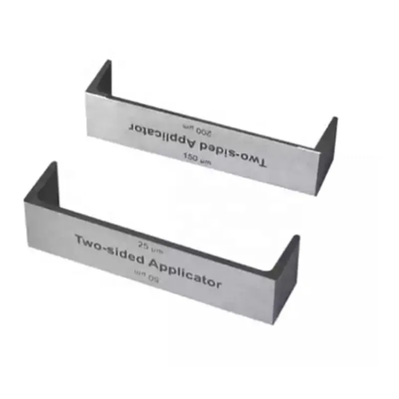 202 Lab Equipment Two Side Wet Film Applicator For Paint  U shaped-Type Two-Sided Applicator