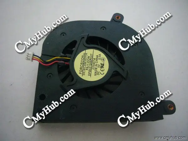 For Satellite P200 Series Forcecon DFS531205PC0T DC5V 0.5A 3Wire 3Pin Cooling Fan DFS531205PC0T F6J1-CCW