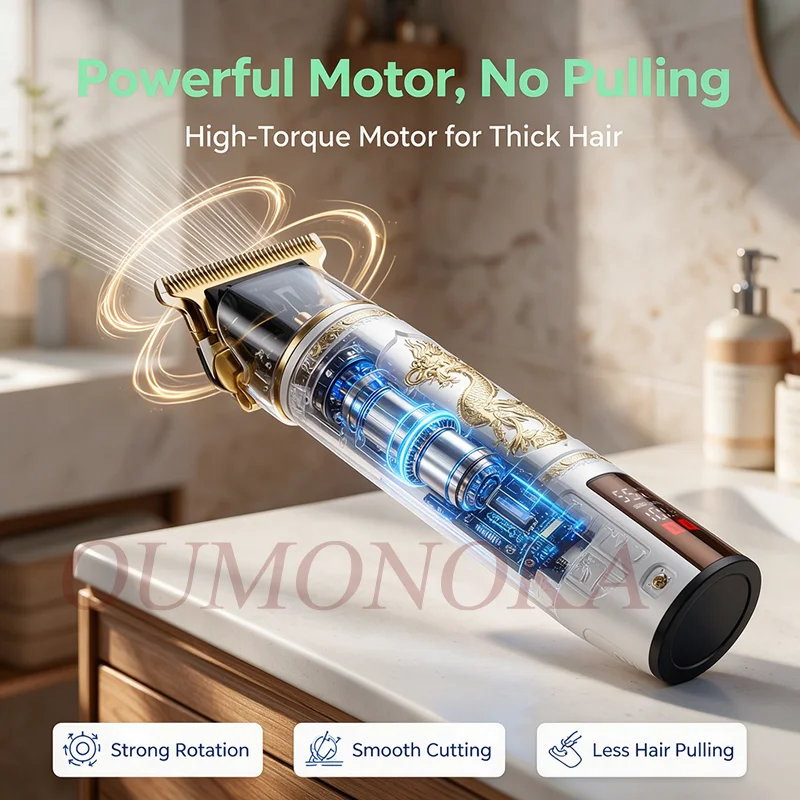 Choice Men's Hair Cutting Machine Trimmer Professional Barber Clippers Hairdressing Shaving Appliance for Men's Haircut
