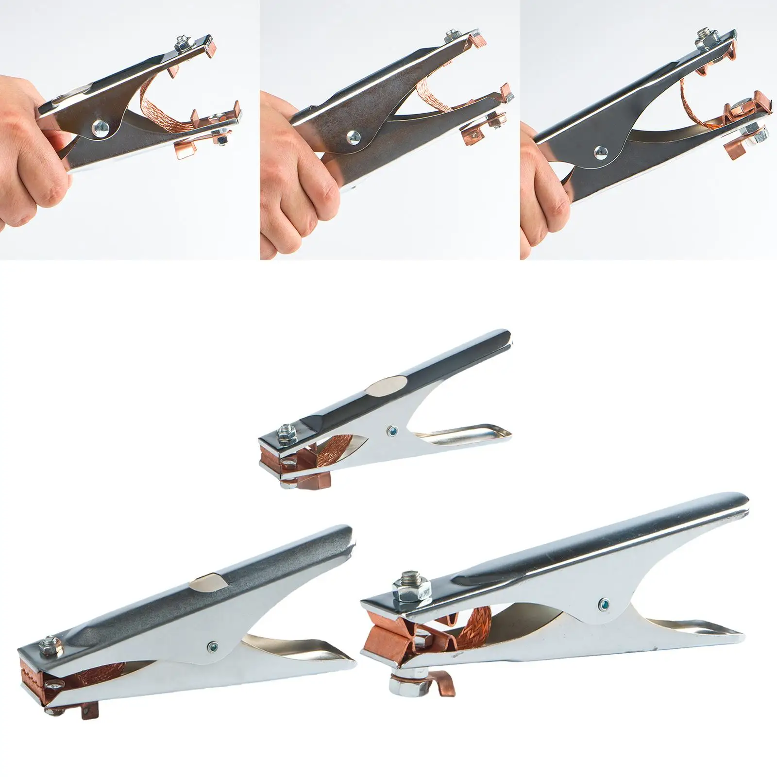 

Welding Ground Cable clip and clamp, Professional Electroplated Welding , for Manual Welder, Holder