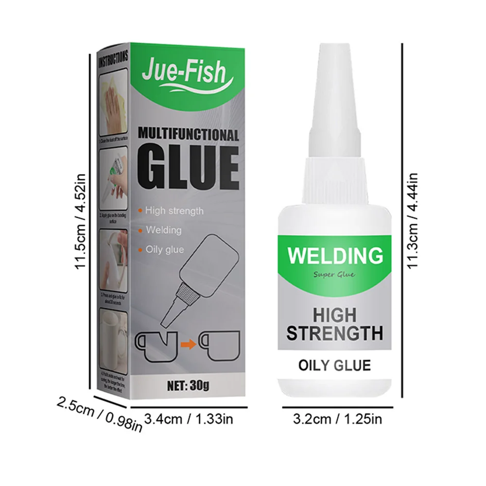 Сильный маслянистый клей, сварочный агент, быстросохнущий прочный акриловый клей для бытовой металлической стеклянной поверхности