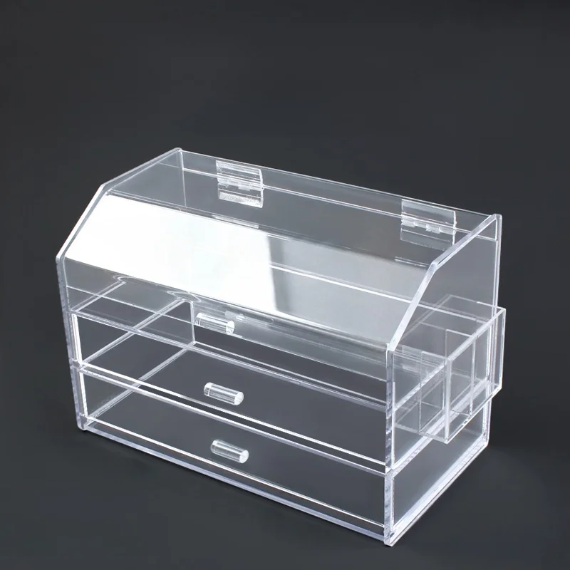 

Acrylic Convenient Box Transparent Document Holder Bank Community Service Center Multi-functional Storage Box Desktop Organizer