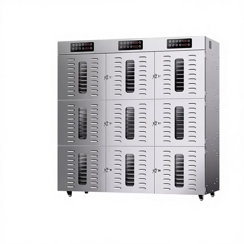 90-Tray Industrial Food Dehydrator Machine Stainless Steel Touch Screen Electric Dryer CE ETL Manufacturer Factory Wholesale