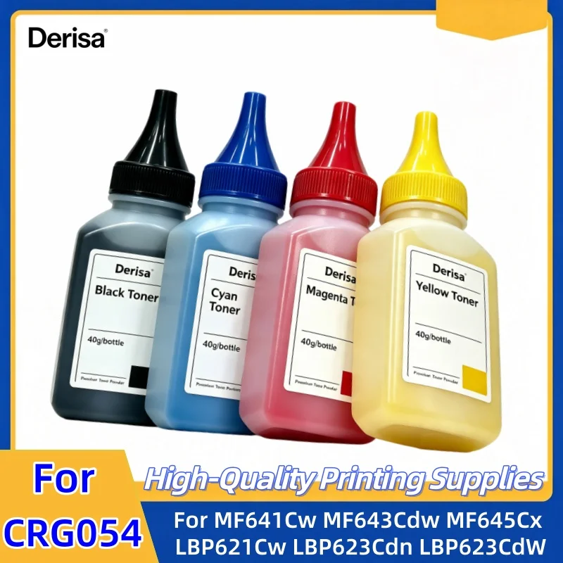 CRG054 CRG-054 Color Toner Powder for Canon ImageCLASS IC MF641Cw MF643Cdw MF645Cx LBP621Cw LBP623Cdn LBP623CdW