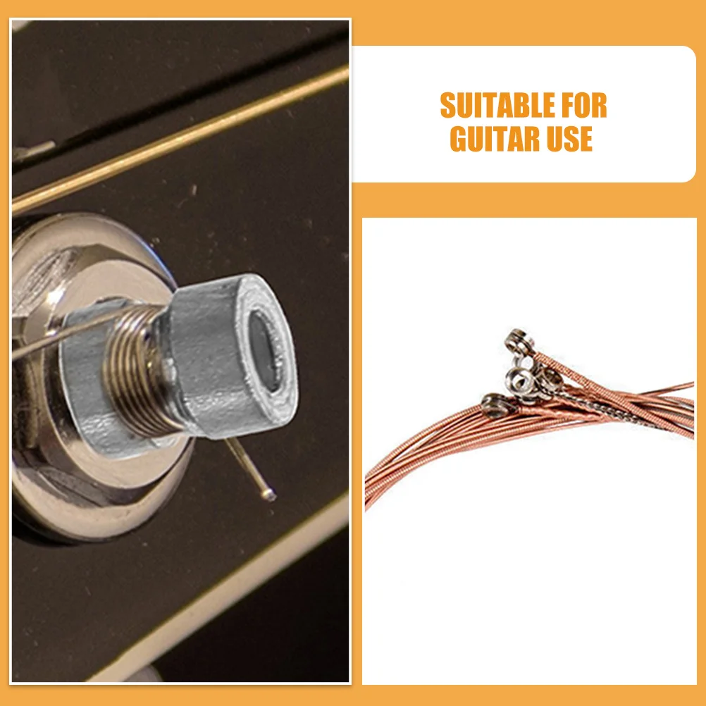 

20pcs Electric Strings Metal String Beads For Acoustic Folk Guitar Durable Replacement Parts Guitar Accessories