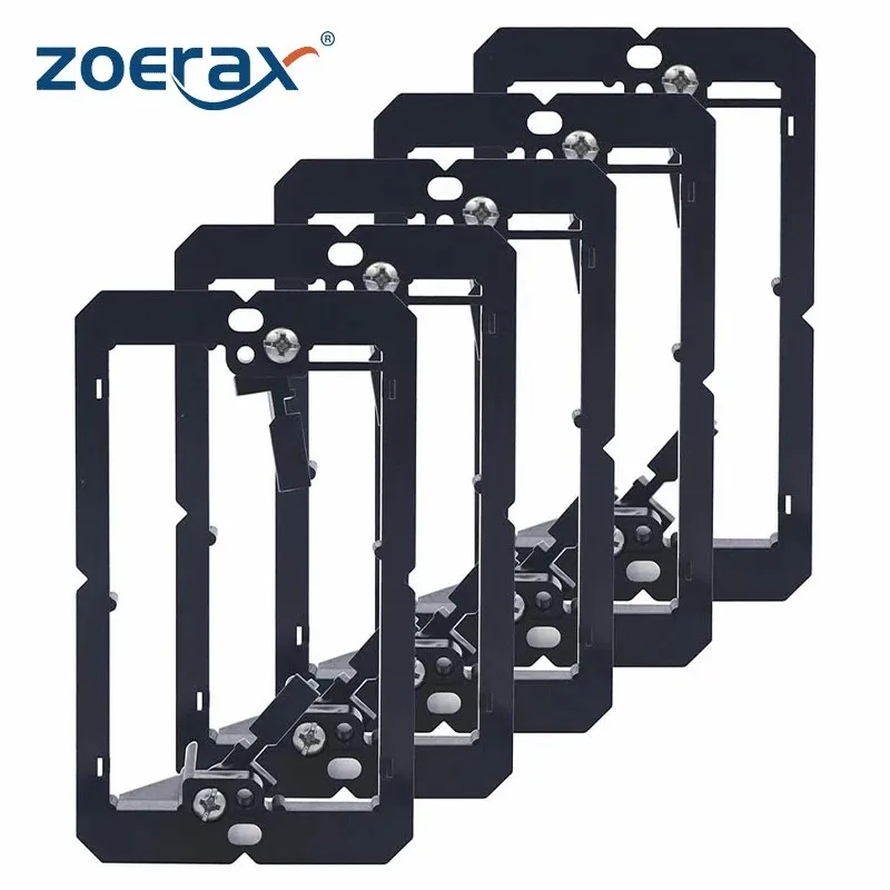 

ZoeRax Low Voltage Mounting Bracket for Single Gang Wall Plate, Telephone Wires, Network Cables, HDMI, Coaxial, Speaker Cables