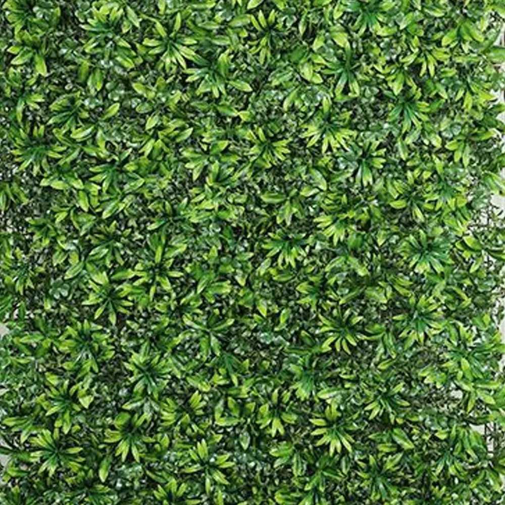 

UV Resistant Artificial Grass Wall Panel Square Shape Green Color Privacy Fence Panel 40*60cm Size Plastic Plant Wall Panel