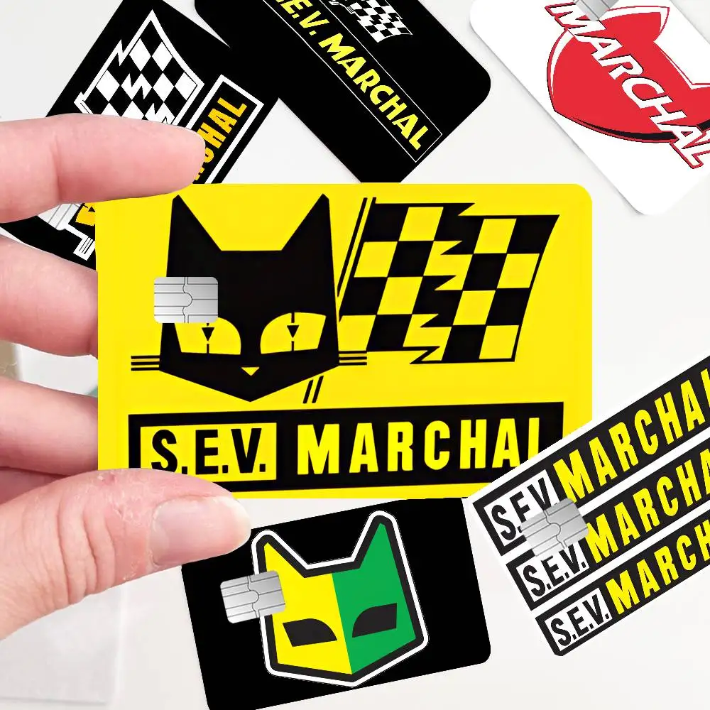 Sev Marchal Anime Front Cover Film Sticker Skin for Credit Debit Card Small Large Chip