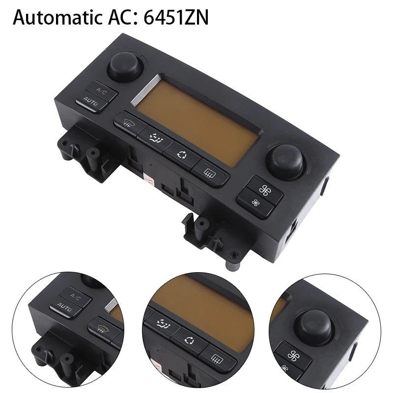 

1 PCS Automatic AC Heater Climate Control Display Panel 6451ZN Replacement Parts Accessories For Peugeot 307 Citroen C4 C-Quatre