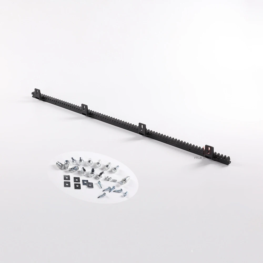 Imagem -04 - Nylon Rack Rail para Auto Portão Deslizante Opener Acessório com Parafusos Engrenagem 033 e Metro 1.08ft e 3.28ft por Item