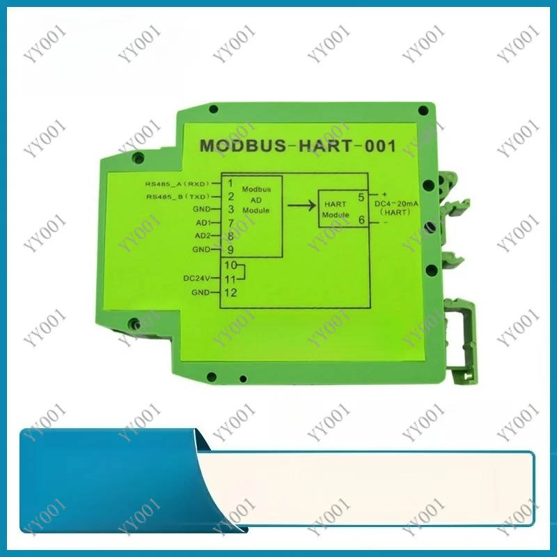 Industrial MODBUS RTU to HART Converter RS485 Protocol Adapter Module