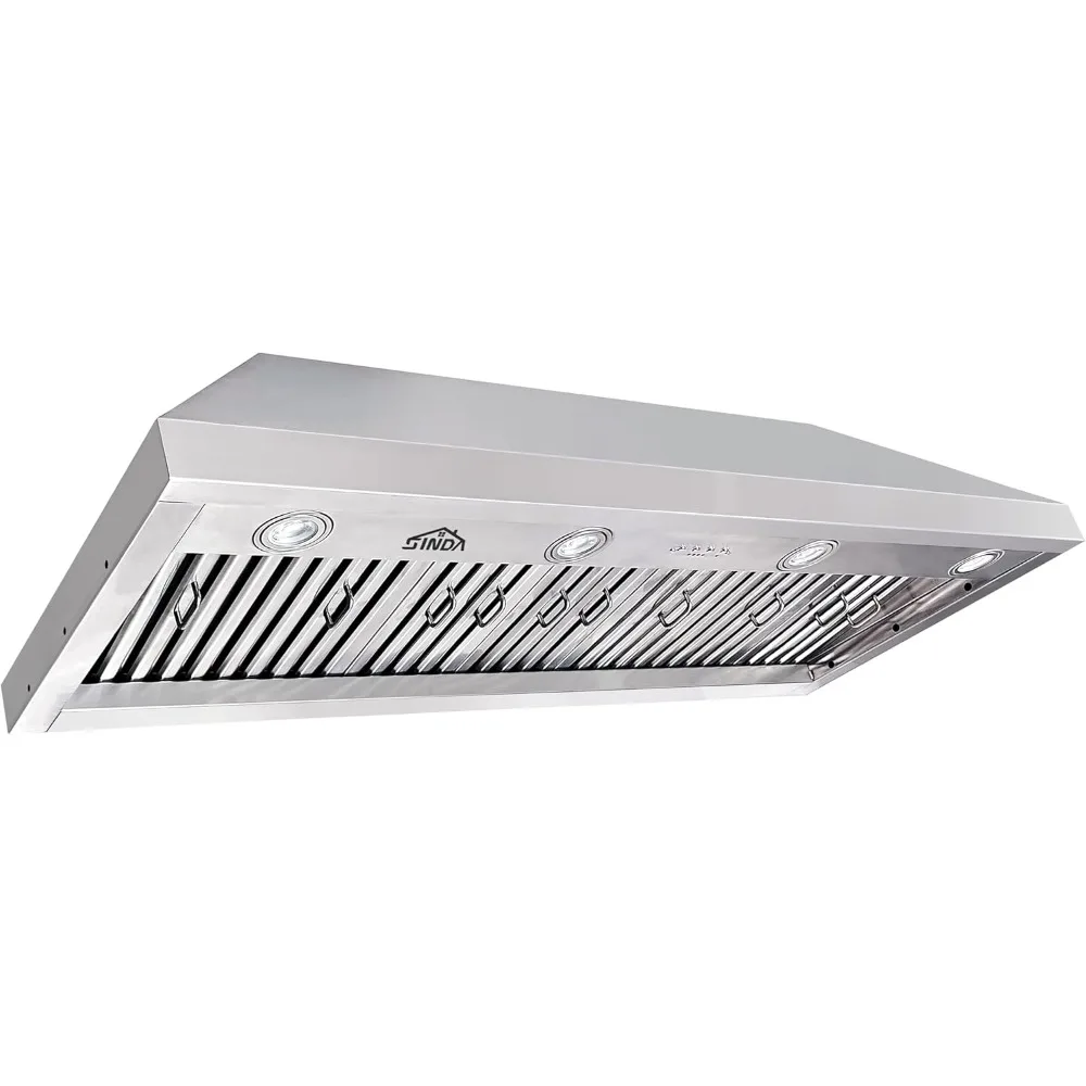 48 inch Built-in/Insert Range Hood 1150 CFM, Stainless Steel Under Cabinet Range Hood Kitchen Vent Hood with Liner