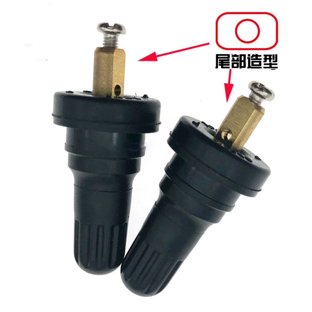 TPMS short tire pressure sensor valve for tubeless disc wheel nipple straight rubber nipple for TPMS