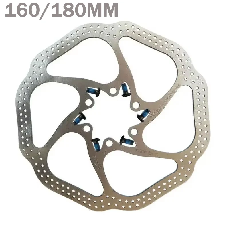 Bicycle Brake Rotors Ultarlight Steel HS1 Efficient Cooling Bike Disc Brake Rotor 160/180mm Hydraulic Brake Disc Rotor Durable