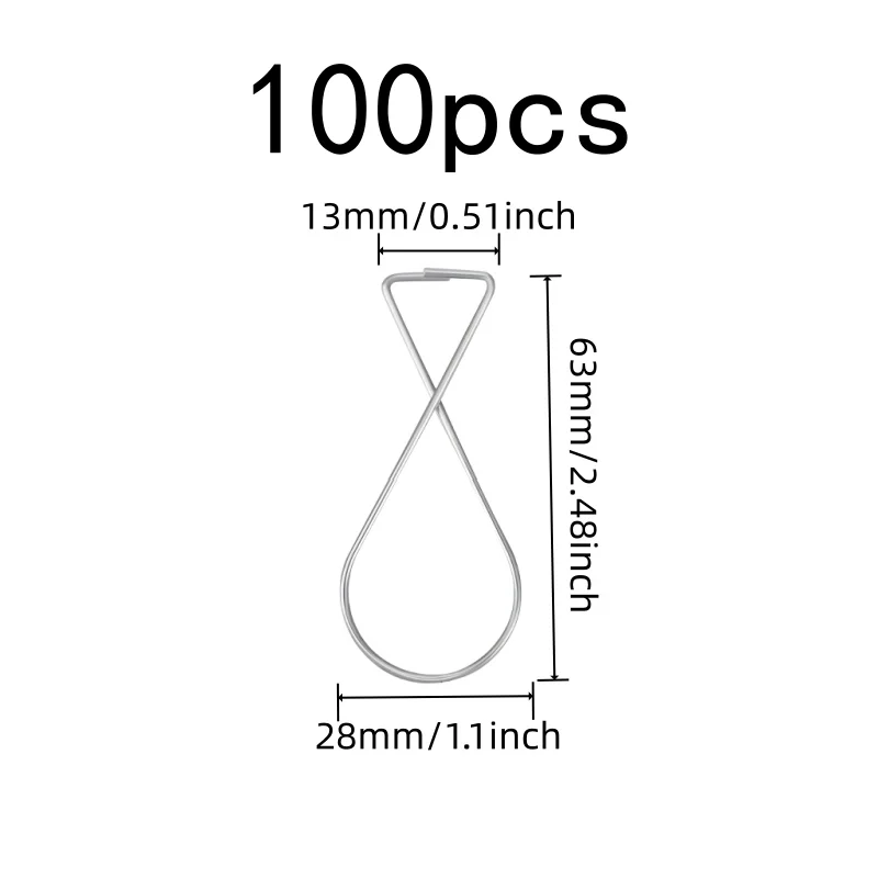 100 pcs Drop Ceiling Clips Strong Load Capacity, designed for Wedding Venue Decor, Easy Install No Tools
