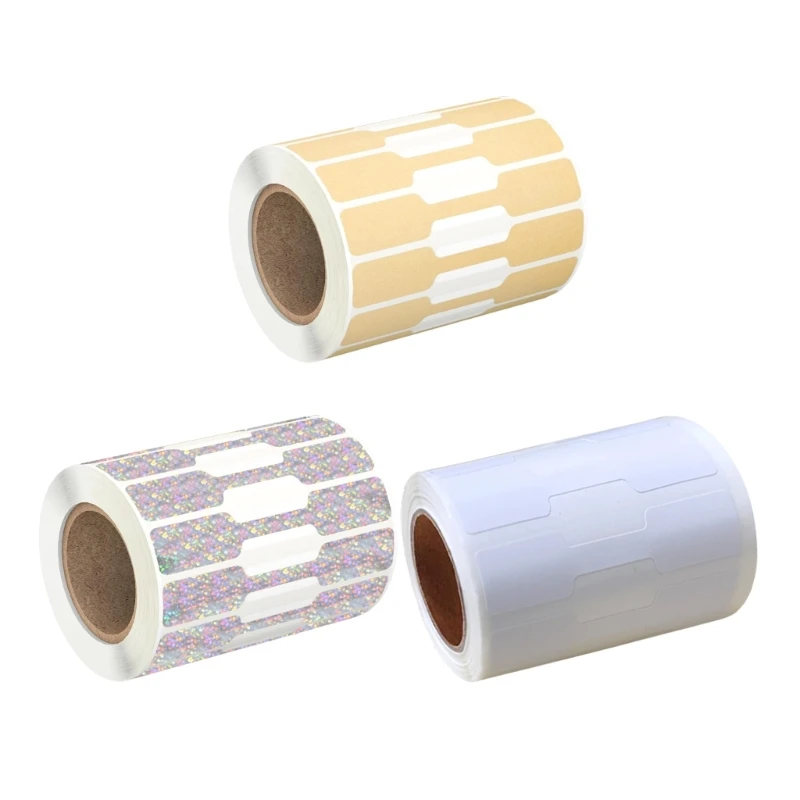  500pcs Adhesive Stickers for Jewelry Decoration Handcrafted Kraft Paper Stickers