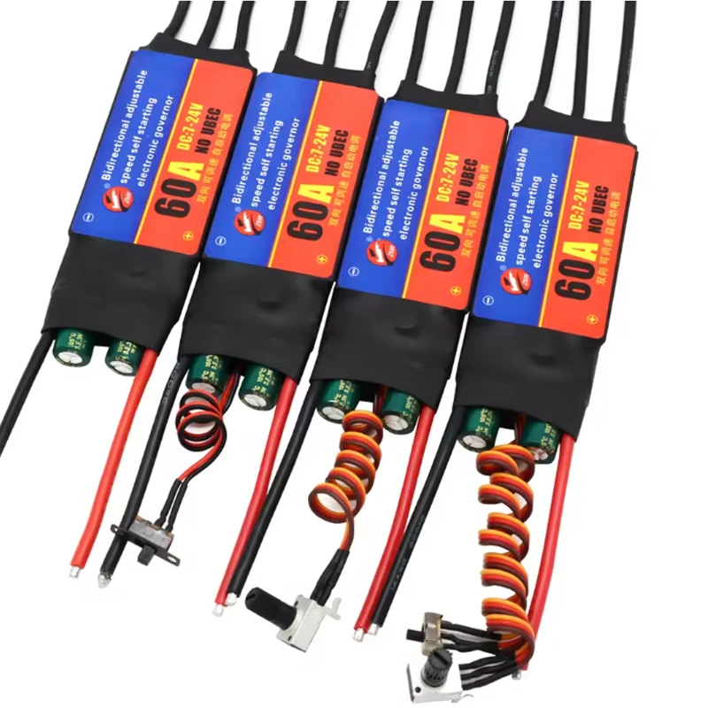 ZMR 2-6S 30A 60A ESC Bidirektionaler selbststartender bürstenloser elektrischer Geschwindigkeitsregler ESC für Heimwerkerwerkzeuge