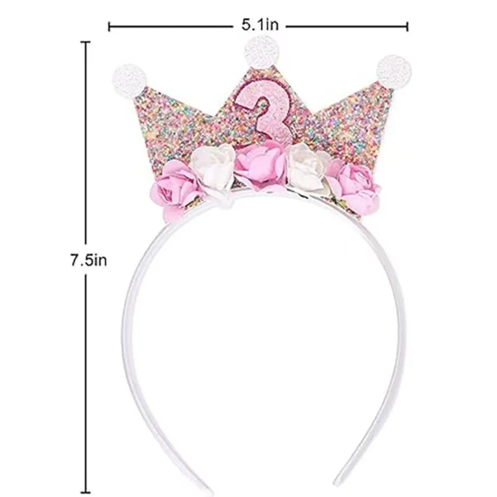 Sparkle Flower Crown Headband