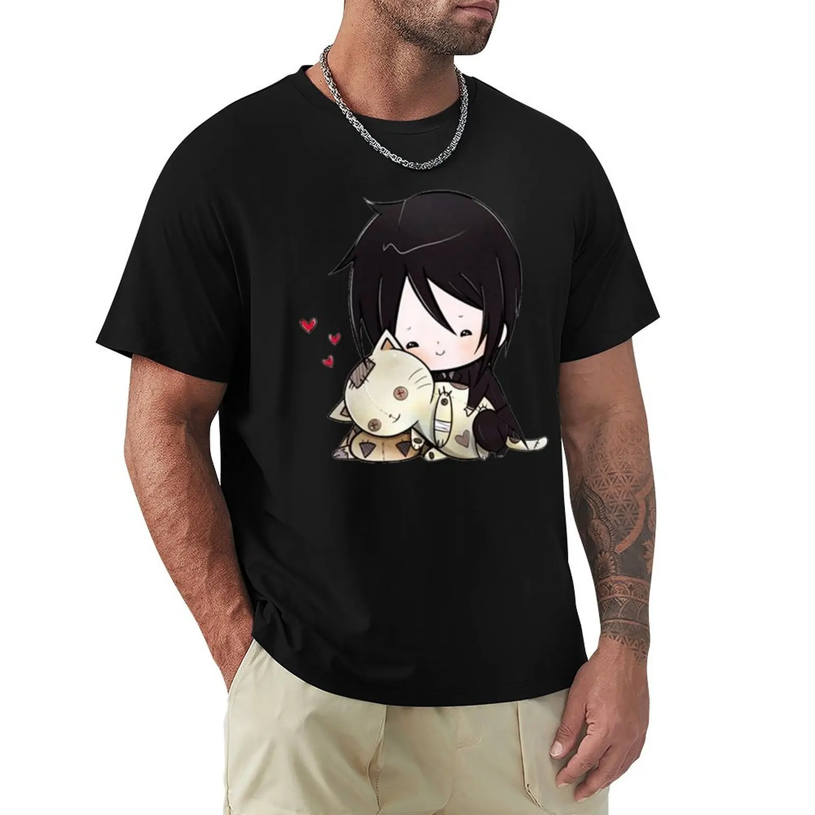 Sebastian - Black Butler T-Shirt man t shirts for men T-Shirt