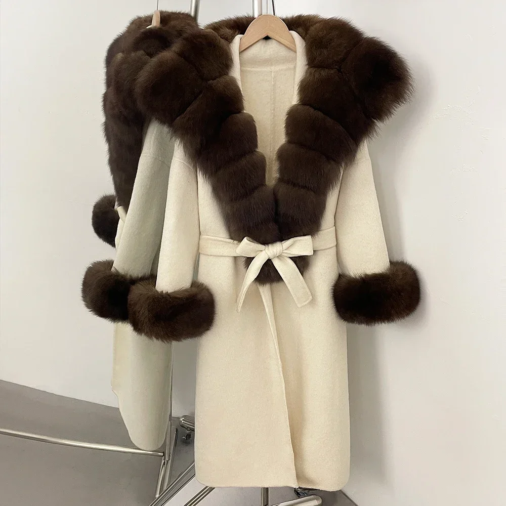 سترة أنيقة مع فرو للنساء، قمصان بأكمام طويلة للنساء، مراجعات كورية، العديد من ملابس الفتيات، معطف دافئ، ملابس خارجية شتوية للنساء #5