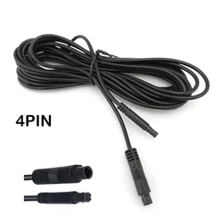 1/2/3/5/6m kabel męski na żeński wideorejestrator samochodowy widok z tyłu kamery złącze przedłużające 4pin 4 rdzeń Monitor HD pojazdu drut miedziany r1