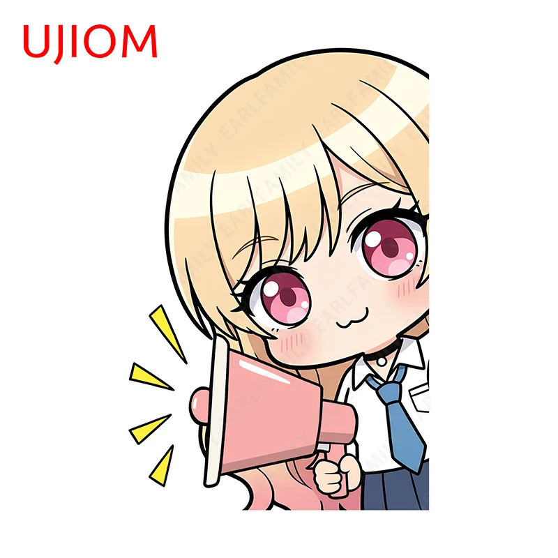UJIOM Kitagawa Marin Recruting Wall Sticker Man Furry Nagatoro Hayase Anya Decal Anime Characters Papel Tapiz Pared Adhesivo